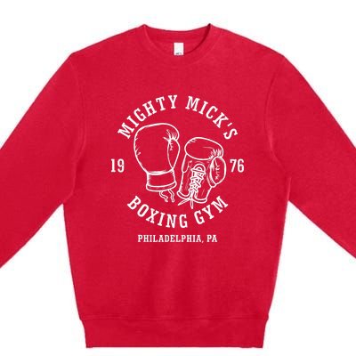 Mighty Mick's Boxing Gym 1976 Premium Crewneck Sweatshirt