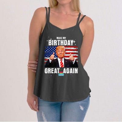 Make My Birthday Great Again Trump Fan Birthday Women's Strappy Tank