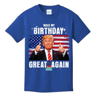 Make My Birthday Great Again Trump Fan Birthday Kids T-Shirt
