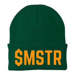 $Mstr Microstrategy Bitcoin Knit Cap Winter Beanie