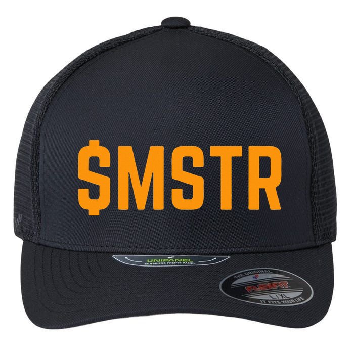 $Mstr Microstrategy Bitcoin Flexfit Unipanel Trucker Cap