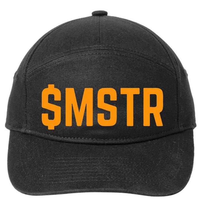 $Mstr Microstrategy Bitcoin 7-Panel Snapback Hat