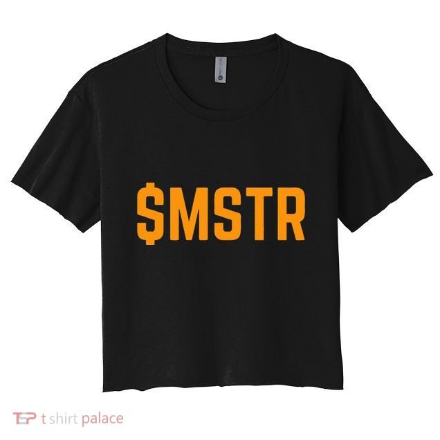 $Mstr Microstrategy Bitcoin Crop Top