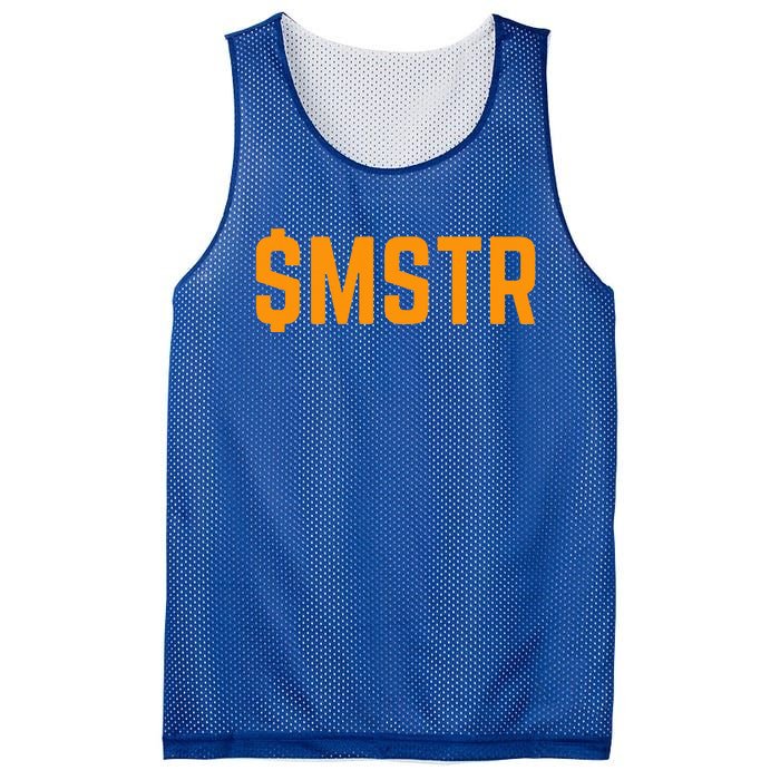 $Mstr Microstrategy Bitcoin Mesh Reversible Basketball Jersey Tank