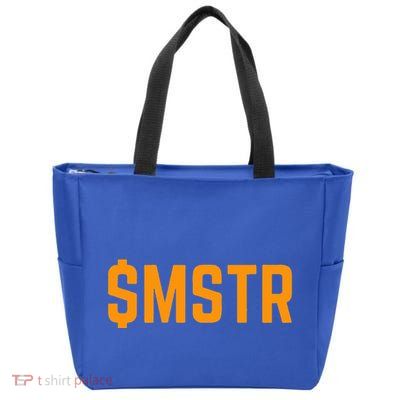 $Mstr Microstrategy Bitcoin Zip Tote Bag
