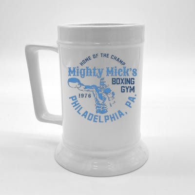 Mighty Micks Boxing Gym Vintage Gloves Retro Beer Stein