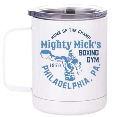 Mighty Micks Boxing Gym Vintage Gloves Retro 12 oz Stainless Steel Tumbler Cup