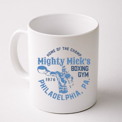 Mighty Micks Boxing Gym Vintage Gloves Retro Coffee Mug