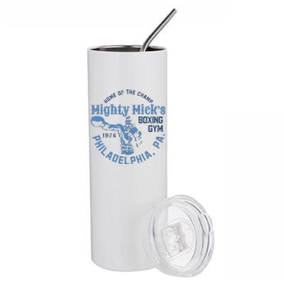 Mighty Micks Boxing Gym Vintage Gloves Retro Stainless Steel Tumbler