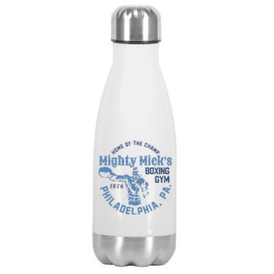 Mighty Micks Boxing Gym Vintage Gloves Retro Stainless Steel Insulated Water Bottle