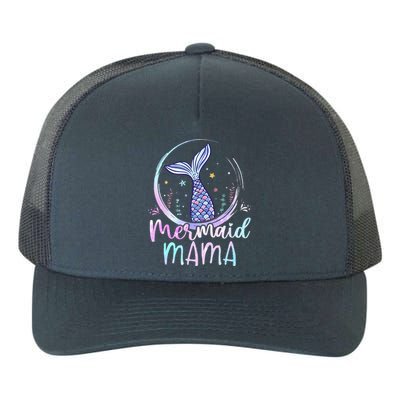 Mermaid Mama Birthday Mermaid Girl Beach Mermaid Tail Yupoong Adult 5-Panel Trucker Hat