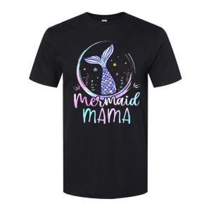 Mermaid Mama Birthday Mermaid Girl Beach Mermaid Tail Softstyle CVC T-Shirt