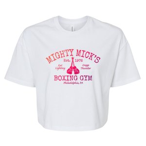 Mighty MickS Boxing Club Cute Gift Bella+Canvas Jersey Crop Tee