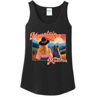 Mountain Muttma Boho Dog Hiking Trail Camping Adventure Ladies Essential Tank