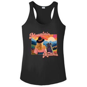 Mountain Muttma Boho Dog Hiking Trail Camping Adventure Ladies PosiCharge Competitor Racerback Tank