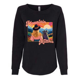 Mountain Muttma Boho Dog Hiking Trail Camping Adventure Womens California Wash Sweatshirt