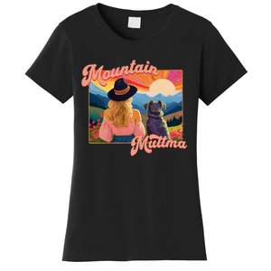 Mountain Muttma Boho Dog Hiking Trail Camping Adventure Women's T-Shirt