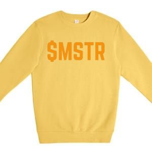 $Mstr Microstrategy Bitcoin Premium Crewneck Sweatshirt