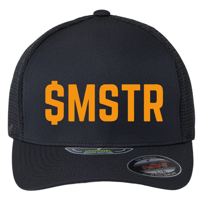 $Mstr Microstrategy Bitcoin Flexfit Unipanel Trucker Cap