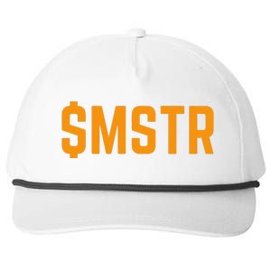 $Mstr Microstrategy Bitcoin Snapback Five-Panel Rope Hat