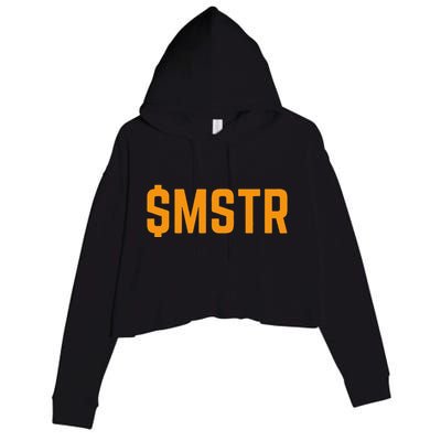 $Mstr Microstrategy Bitcoin Crop Fleece Hoodie