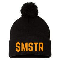 $Mstr Microstrategy Bitcoin Pom Pom 12in Knit Beanie