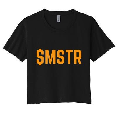 $Mstr Microstrategy Bitcoin Crop Top