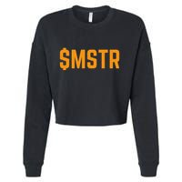 $Mstr Microstrategy Bitcoin Cropped Pullover Crew