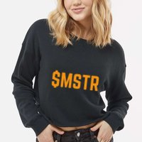 $Mstr Microstrategy Bitcoin Cropped Pullover Crew