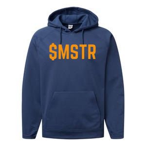 $Mstr Microstrategy Bitcoin Performance Fleece Hoodie