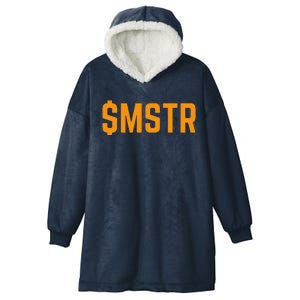 $Mstr Microstrategy Bitcoin Hooded Wearable Blanket