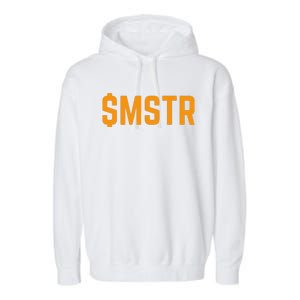 $Mstr Microstrategy Bitcoin Garment-Dyed Fleece Hoodie