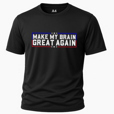 Make My Brain Great Again Funny Brain Tumor Surgery Recovery Cooling Performance Crew T-Shirt