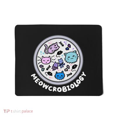 Meowcrobiology Microscopic Cats Science Pet School Biology Mousepad