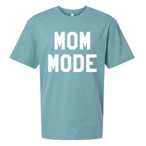 Mom Mode Cool Gift For Badass Mama Wife Mom Boss Blessed Momma Cool Gift Sueded Cloud Jersey T-Shirt