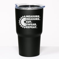 Measure Measure Cut Swear Repeat For Carpenter & Woodworker Tumbler