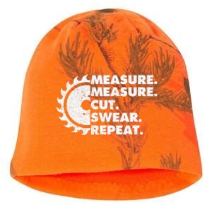 Measure Measure Cut Swear Repeat For Carpenter & Woodworker Kati - Camo Knit Beanie