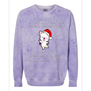 Moogle Merry Christmas Kupo! Colorblast Crewneck Sweatshirt