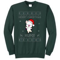 Moogle Merry Christmas Kupo! Tall Sweatshirt