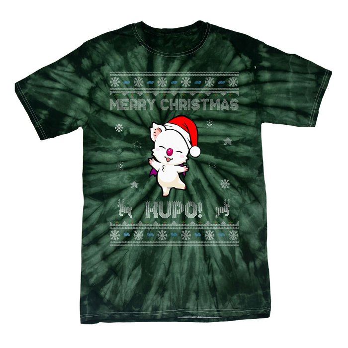 Moogle Merry Christmas Kupo! Tie-Dye T-Shirt