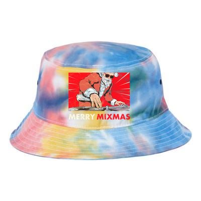 Merry Mixmas Christmas Synthesizer Analog Synth Techno Xmas Meaningful Gift Tie Dye Newport Bucket Hat