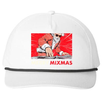 Merry Mixmas Christmas Synthesizer Analog Synth Techno Xmas Meaningful Gift Snapback Five-Panel Rope Hat