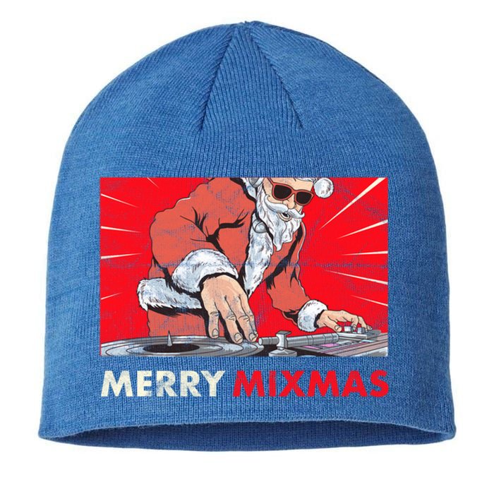 Merry Mixmas Christmas Synthesizer Analog Synth Techno Xmas Meaningful Gift Sustainable Beanie