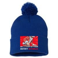 Merry Mixmas Christmas Synthesizer Analog Synth Techno Xmas Meaningful Gift Pom Pom 12in Knit Beanie