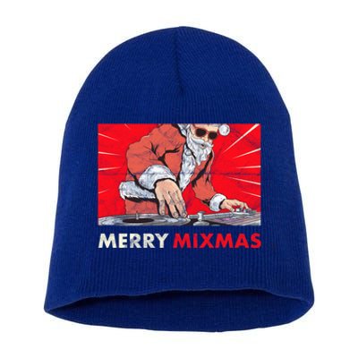 Merry Mixmas Christmas Synthesizer Analog Synth Techno Xmas Meaningful Gift Short Acrylic Beanie