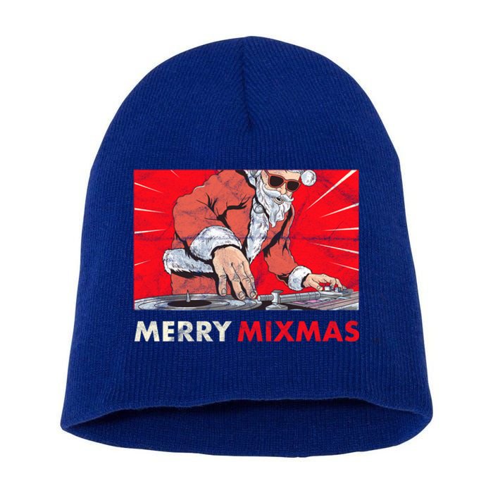 Merry Mixmas Christmas Synthesizer Analog Synth Techno Xmas Meaningful Gift Short Acrylic Beanie