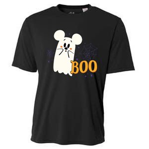 Mickey Mouse Cute Little Ghost Boo Halloween Cooling Performance Crew T-Shirt