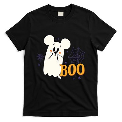 Mickey Mouse Cute Little Ghost Boo Halloween T-Shirt