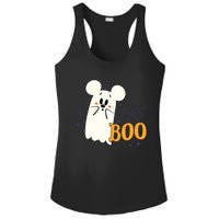 Mickey Mouse Cute Little Ghost Boo Halloween Ladies PosiCharge Competitor Racerback Tank