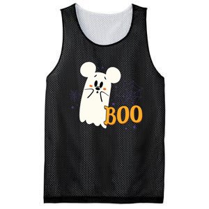 Mickey Mouse Cute Little Ghost Boo Halloween Mesh Reversible Basketball Jersey Tank